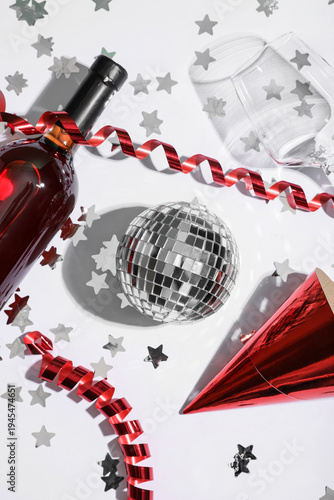 Composition with disco ball...