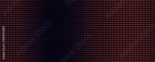 Technology dark navy blue background with abstract orange halftone dot texture modern illustration