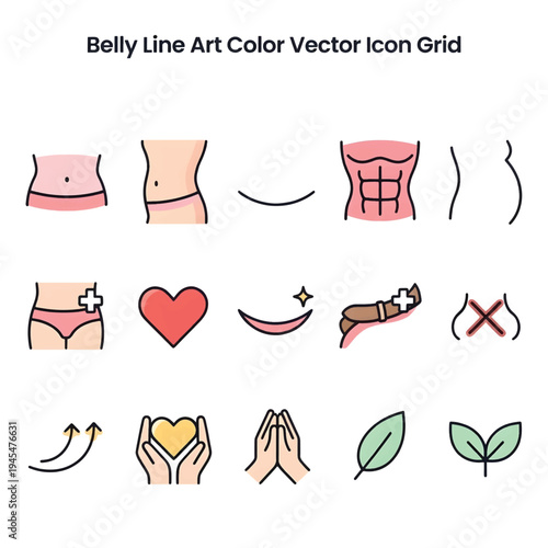 Human Belly Close Up Abdomen Anatomy and Health Concept