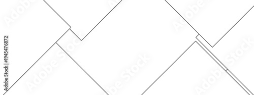 Vector Abstract interlocking shapes creating visual interest, showcasing minimalism and geometric harmony.