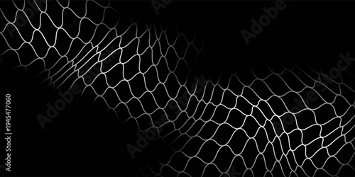 White waves net fisihin. Perfect with mesh presentation design