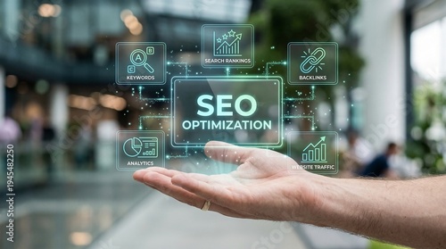A person optimizing their website for better search engine rankings with SEO techniques