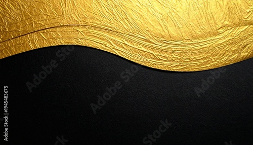 Matériau de fond élégant or et noir, papier peint