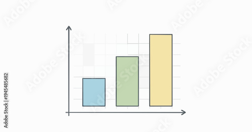 business graph with arrow