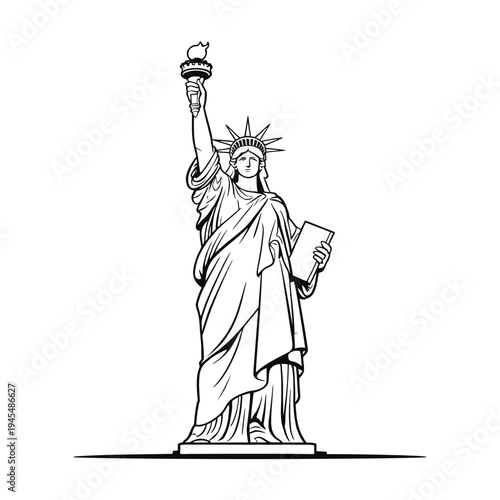 American statue