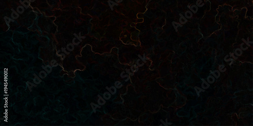 Abstract swirling shapes emerge from darkness, with an elegant touch of color. This minimalist composition evokes a sense of mystery and depth.