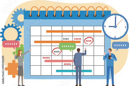 プロジェクトマネジメントのイメージイラスト