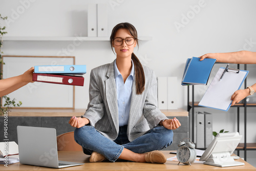 Young businesswoman with a ...
