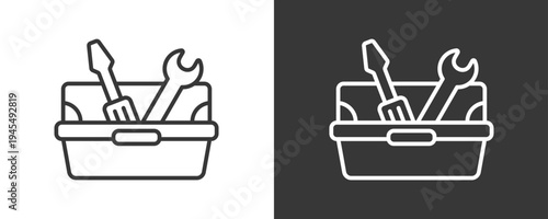 Equipment Icon Set Vector Collection Isolated In Black And White