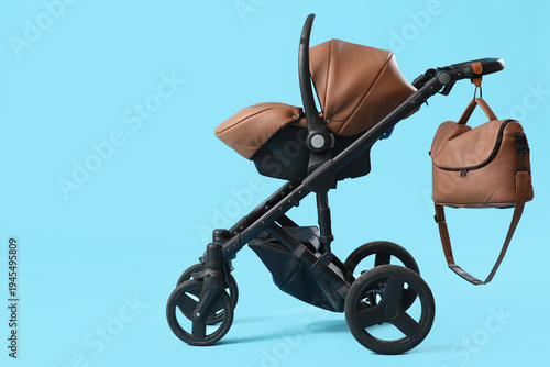 Modern baby stroller with h...