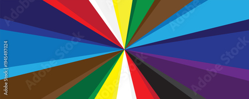 LGBTQ Pride Month Rainbow Background. Diversity, Inclusivity, and equality related LGBTQ colorful background