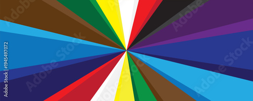 LGBTQ Pride Month Rainbow Background. Diversity, Inclusivity, and equality related LGBTQ colorful background