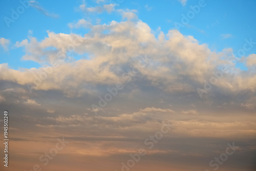 Beautiful view of blue sky ...