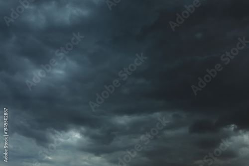 Beautiful view of stormy sk...
