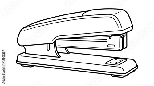 Office stapler for binding papers.