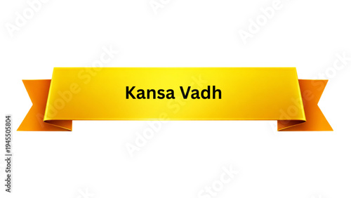 Kansa Vadh Hindu Mythology Banner Illustration of Lord Krishna Defeating King Kansa in Cultural Religious Festival Artwork