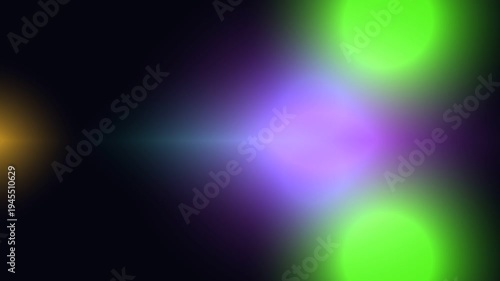 Abstract Glowing Lights and Colors Create a Hypnotic and Energetic Visual Experience