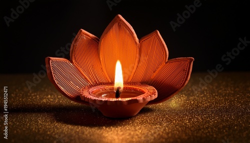 Diwali Diya Lamp Lotus Shape