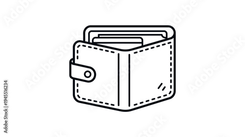 Leather Wallet with Card Slots.