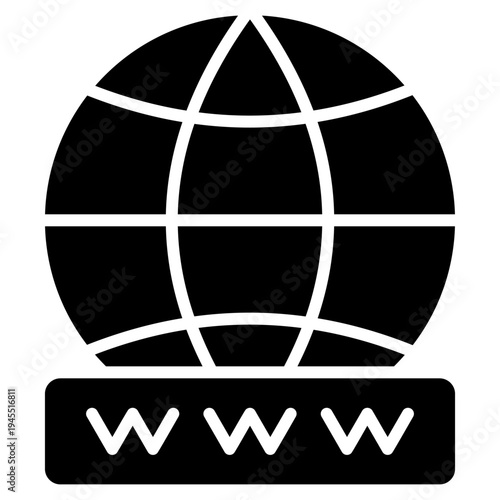 World Wide Web Globe Icon