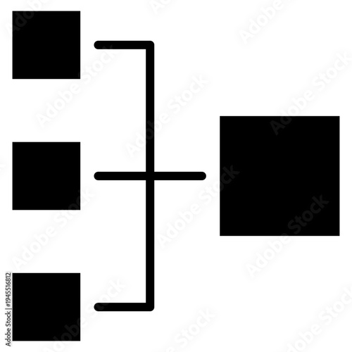 Data Flow Process Icon