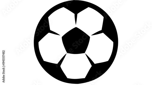 Football soccer ball vector icon
