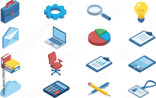 Isometric vector of electrical power distribution system with transformers utility poles and house