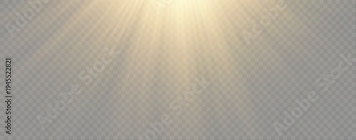 Radiant sunbeam overlay with glowing light, sparkling golden rays, halo effects, soft bokeh, warm sunrise colours, galaxy textures, and magical solar flare illumination.