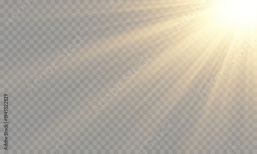 Radiant sunbeam overlay with glowing light, sparkling golden rays, halo effects, soft bokeh, warm sunrise colours, galaxy textures, and magical solar flare illumination.