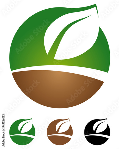 logo paysagiste jardinier paysage