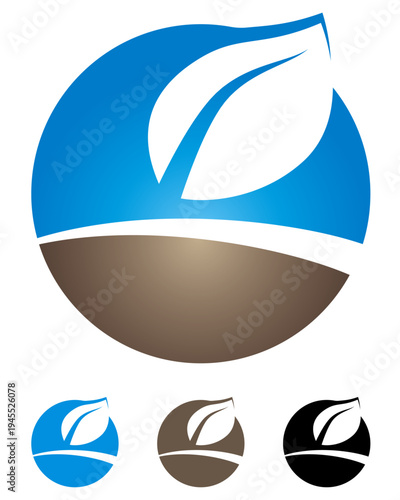 logo paysagiste jardinier paysage