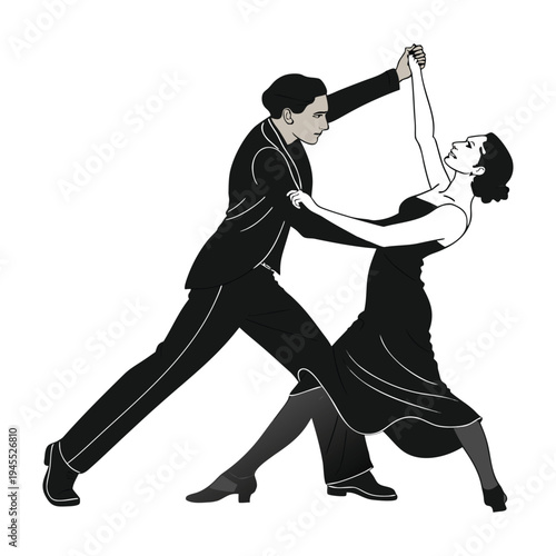 A young couple moves in perfect rhythm, spinning and stepping with passion as vibrant salsa music fills the air, their energy, smiles, and connection lighting up the dance floor.
