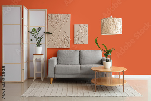 Interior of stylish living ...