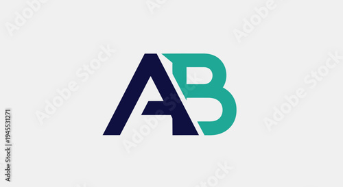 Modern AB Logo Design, Letter Combination, Business Identity, Clean Vector Free Download Modern AB Logo Design, Letter Combination, Business Identity, Clean Vector - GFXLoad