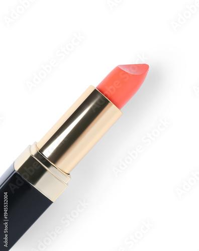 Beautiful orange lipstick o...
