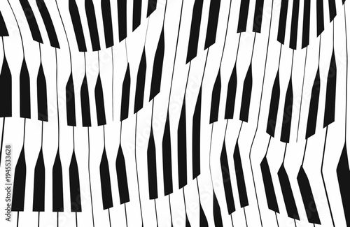 A simple illustration of a piano keyboard.