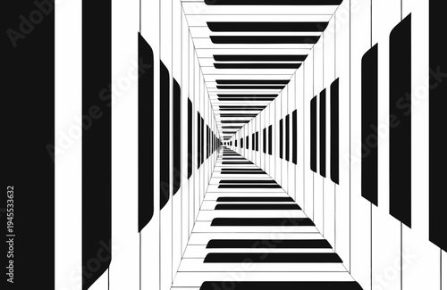 A simple illustration of a piano keyboard.