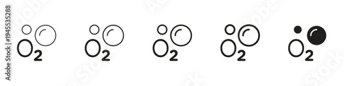 Oxygen O2 icon