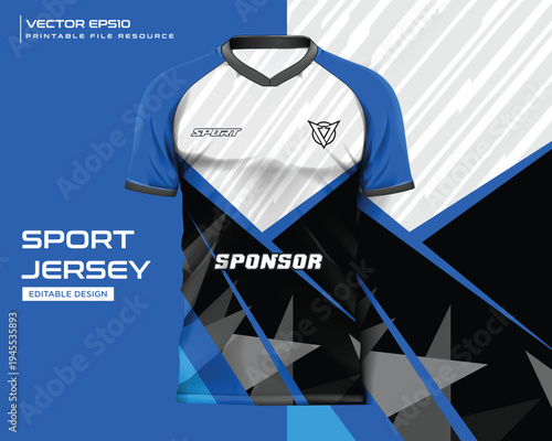 jersey sport template vector illustration