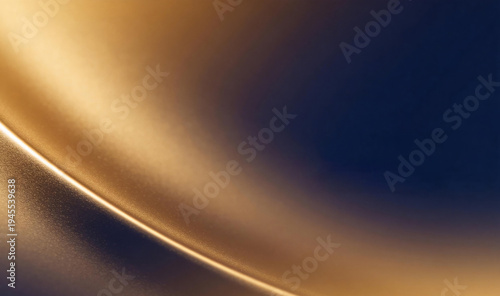 Aurora-like light curve, dark sky, warm gold glow