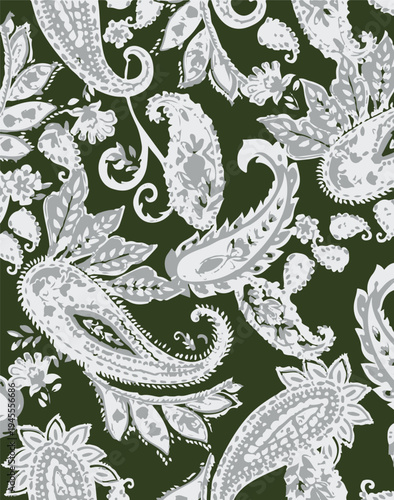 Beautiful Kashmiri stole with paisley seamless pattern ,pasley textile pattern design texture,pasley textile pattern design, Magical Traditional Paisleys Seamless Pattern for wallpaper design fabric