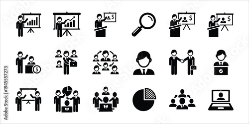 Crime and law enforcement icons