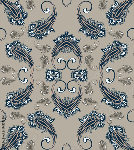 Beautiful Kashmiri stole with paisley seamless pattern ,pasley textile pattern design texture,pasley textile pattern design, Magical Traditional Paisleys Seamless Pattern for wallpaper design fabric