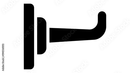 Over door towel hook for hanging towels or clothes conveniently on doors