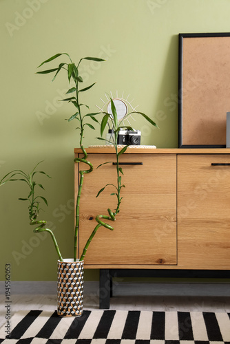 Chest of drawers with frame...