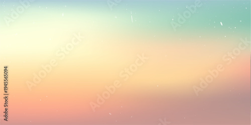 Sunset sky orange and gradient soft color with noise grain sunrise. Dusk gradation background and abstract backdrop beach with blue graphic landscape. Mesh sunset ocean and poster gradient sun.