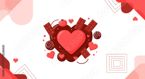 Sweet Heart Chocolates and Candies Valentine's Day Celebration