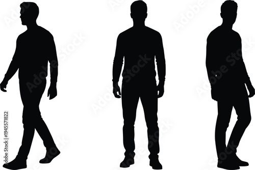 Set of Female Basketball Player Silhouettes Featuring Professional Action Poses Including Jumping Shooting and Dribbling Isolated on White Background Vector