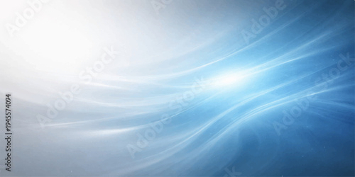 Abstract flowing energy, light-filled currents and ethereal blend of blues and white, representing concepts of technology, data, and the digital world.