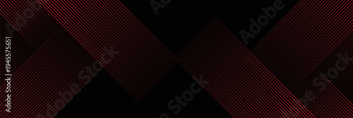 Black and red abstract stripes gradient background for background or presentation.